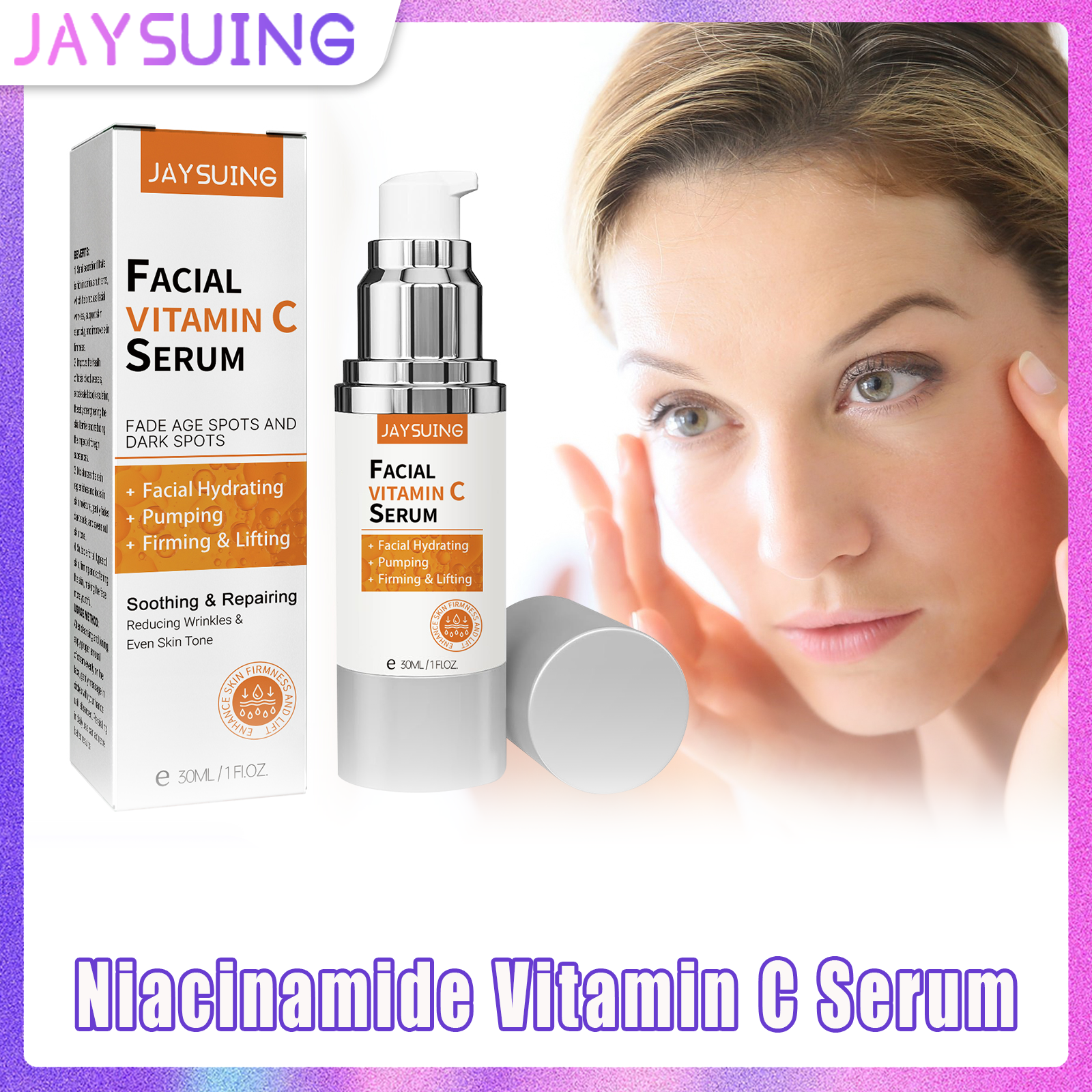 Luxury Skincare Serum - Niacinamide Vitamin C Serum Daily Facial