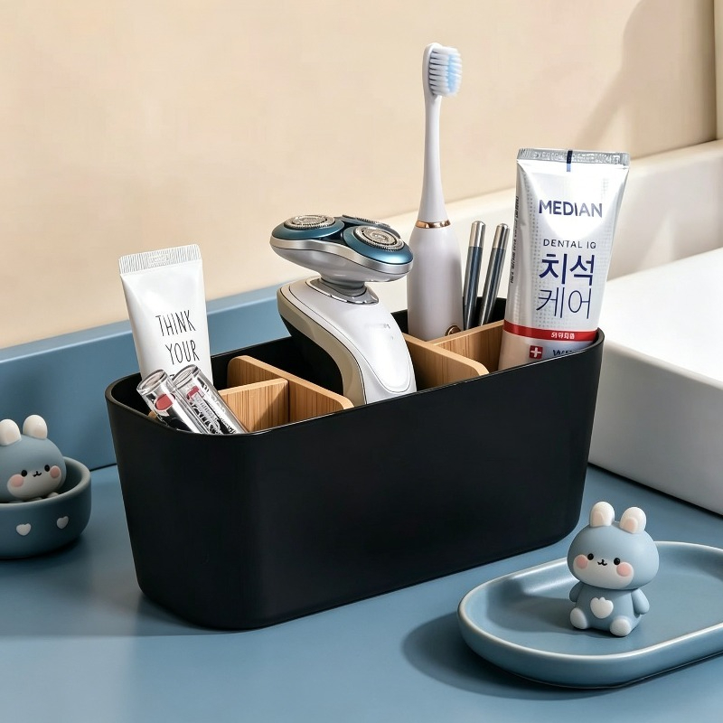 Luxury Skincare Organizer - Toothbrush Holders For Bathrooms, Electric Tooth
