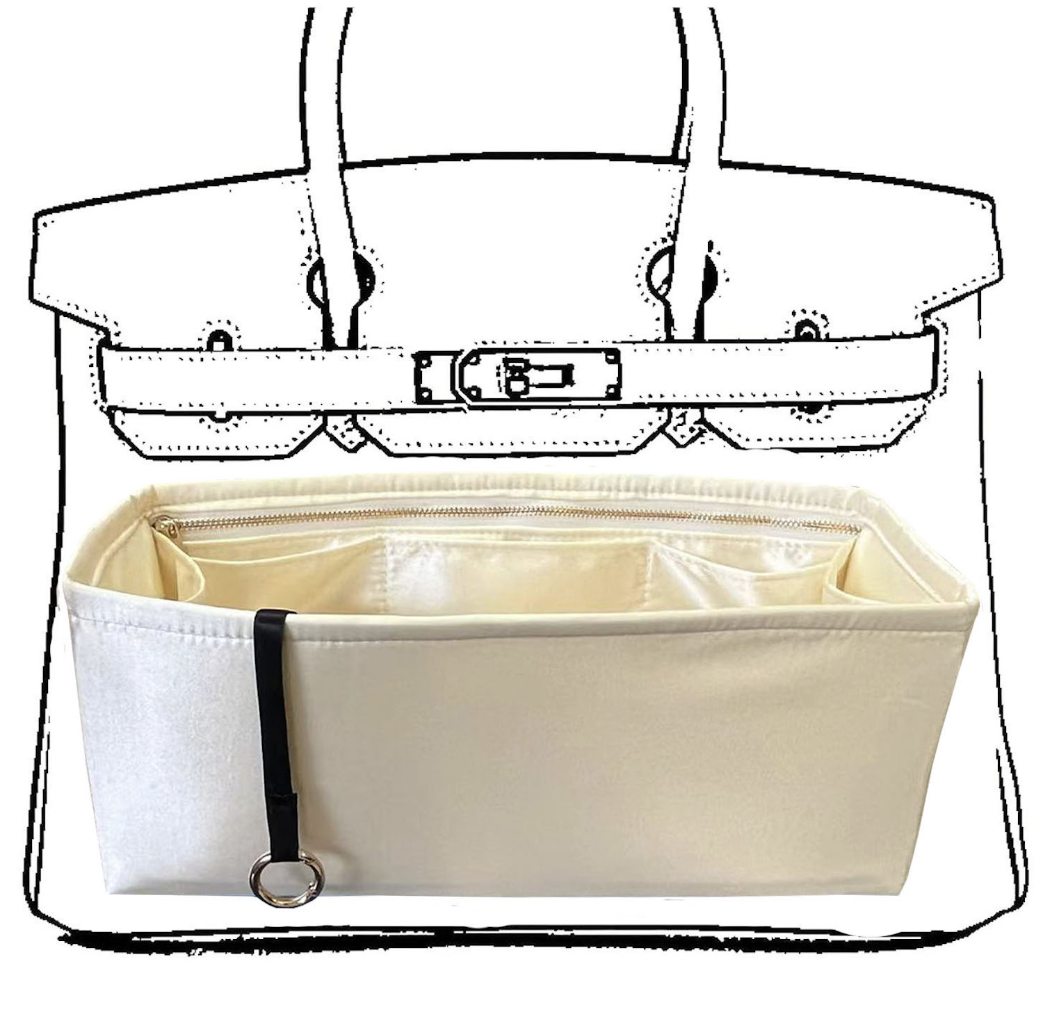 Purse Organizer Birkin s 25 30 - Luxury Skincare Organizer recensie en prijs