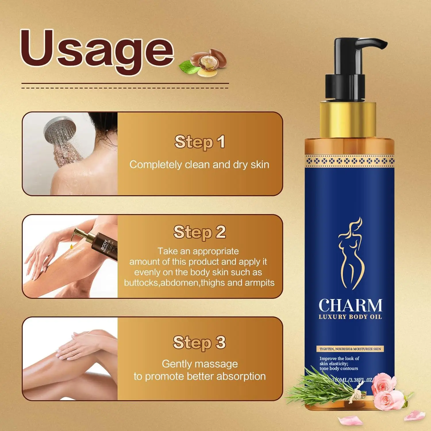 Firming Body Oil Luxury Body O - Luxury Skincare Line recensie en prijs