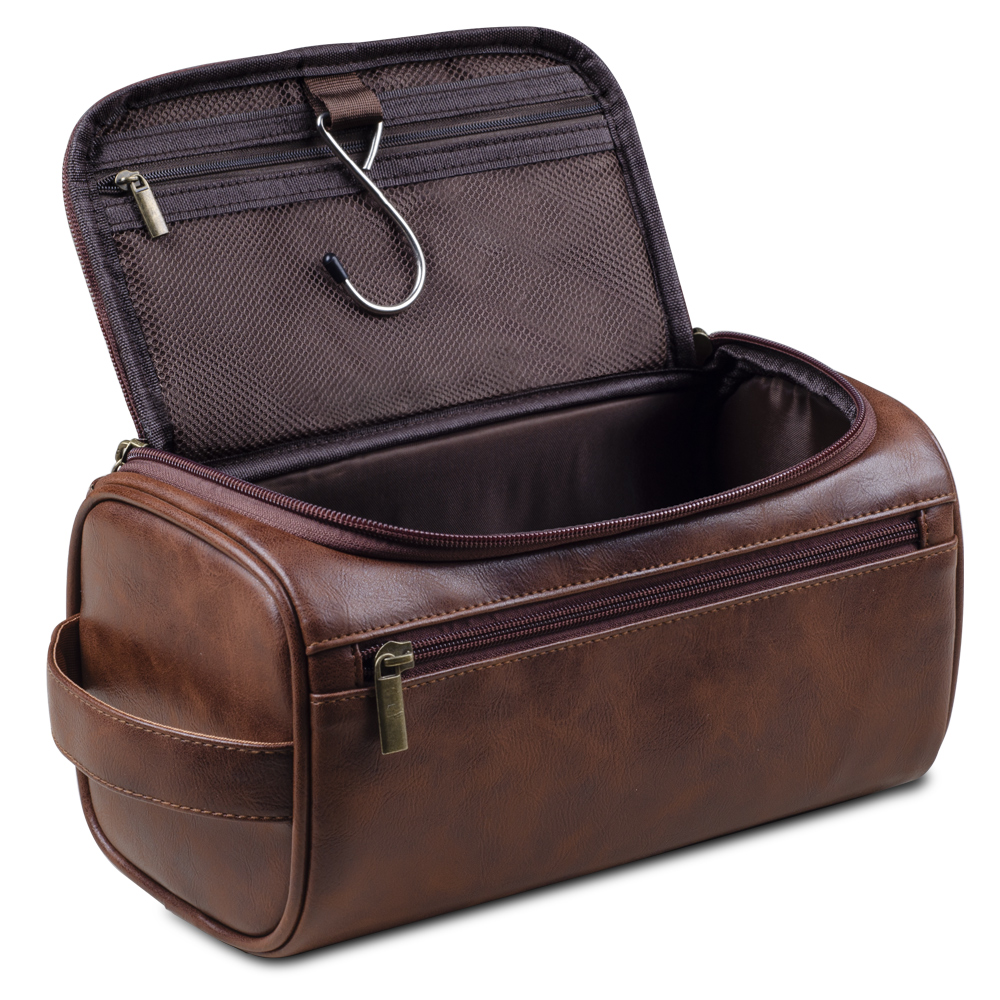 Men PU Vintage Luxury Toiletry - Luxury Skincare Containers recensie en prijs