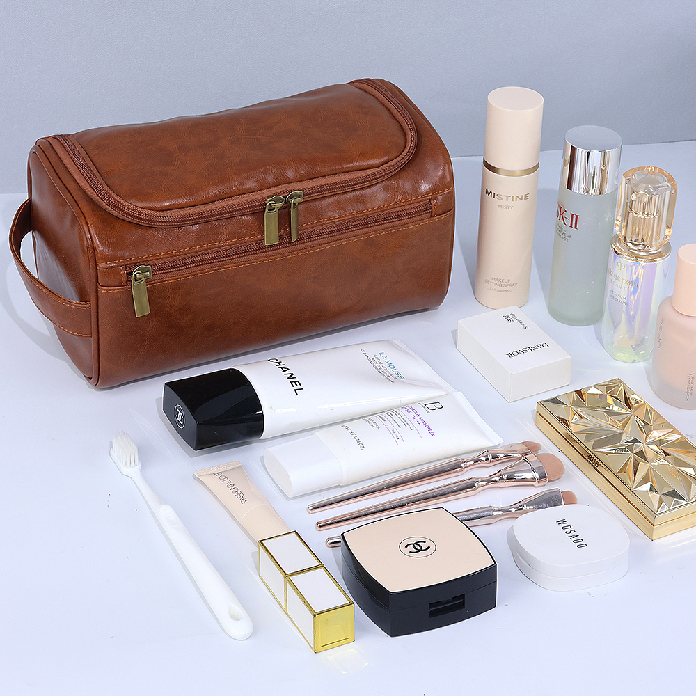 Men PU Vintage Luxury Toiletry - Luxury Skincare Containers recensie en prijs