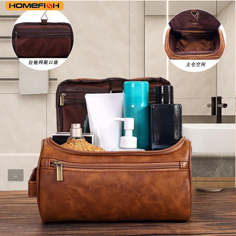 HOMEFISH Men PU Vintage Luxury - Luxury Skincare Containers recensie en prijs