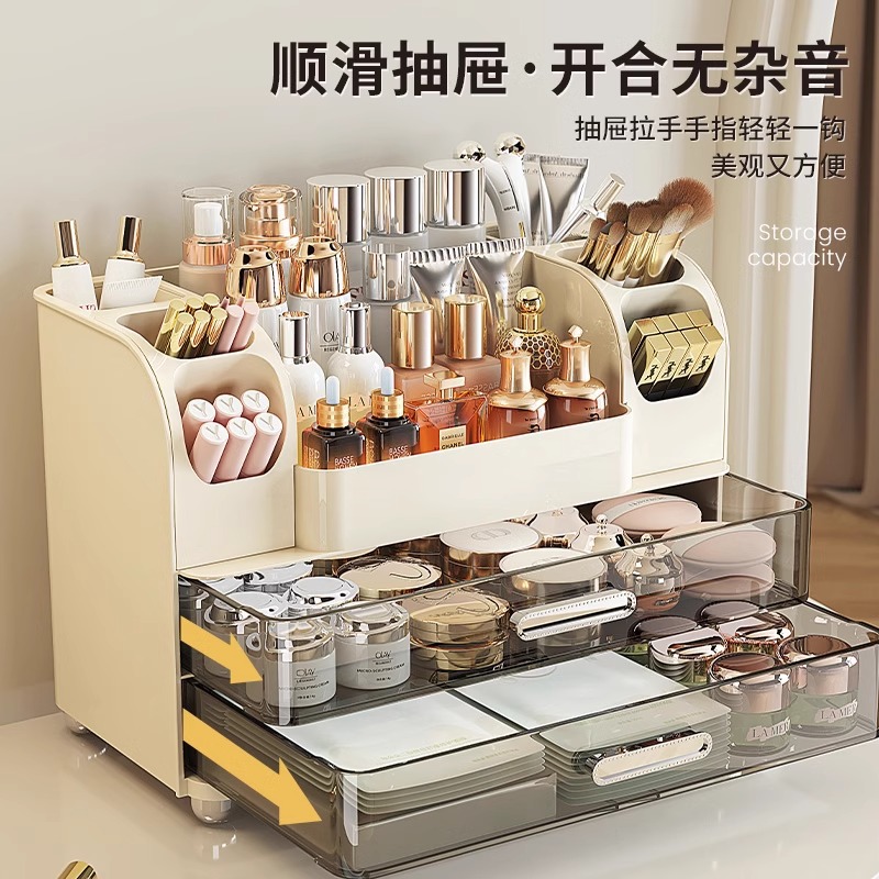 Desktop cosmetics storage box, - Luxury Skincare Organizer recensie en prijs