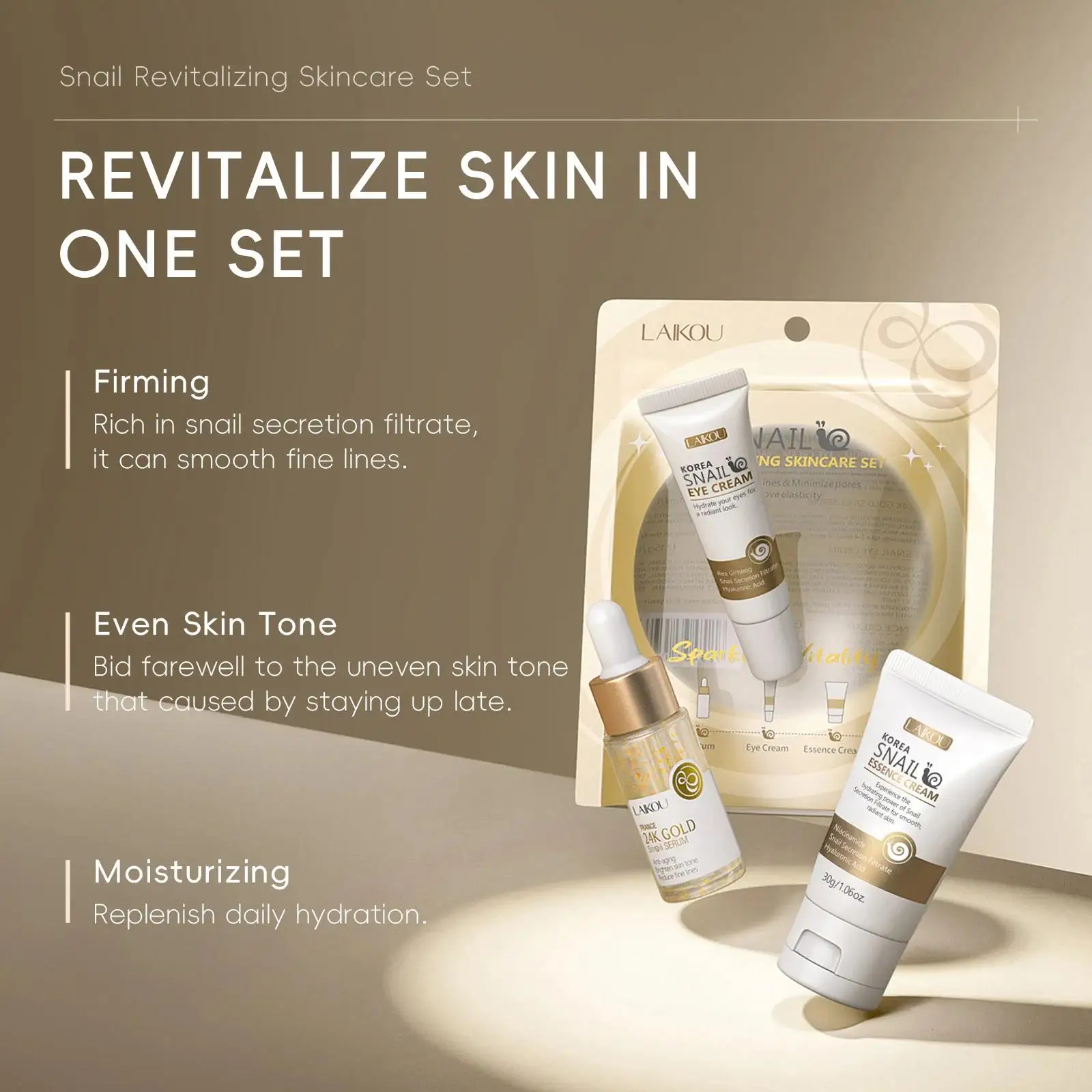 24K Gold Snail Repair Serum Ey - Luxury Skincare Serum recensie en prijs