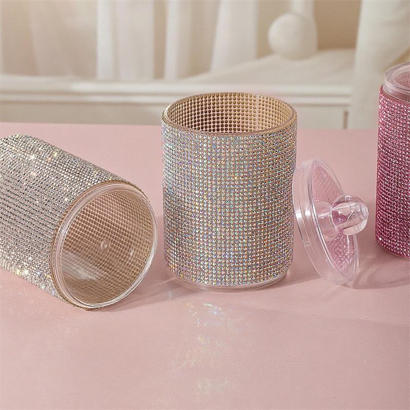 Luxury Diamond Cotton Swab Sto - Luxury Skincare Containers recensie en prijs