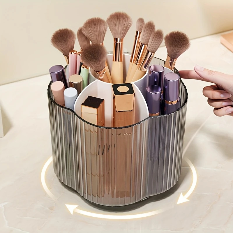 360° Rotating Makeup Brush Hol - Luxury Skincare Organizer recensie en prijs