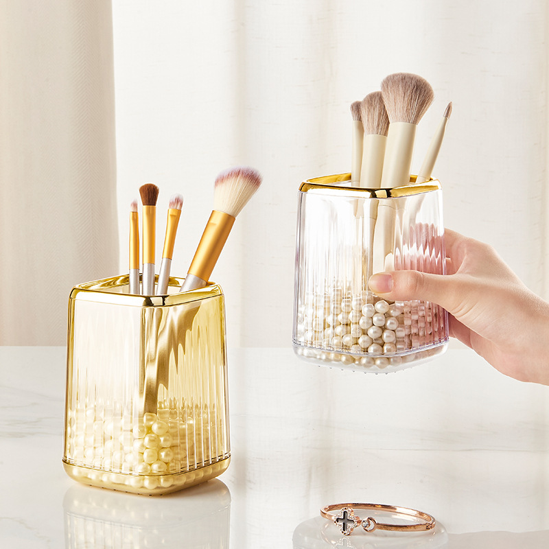 Desktop Cosmetic Brushes Stora - Luxury Skincare Containers recensie en prijs