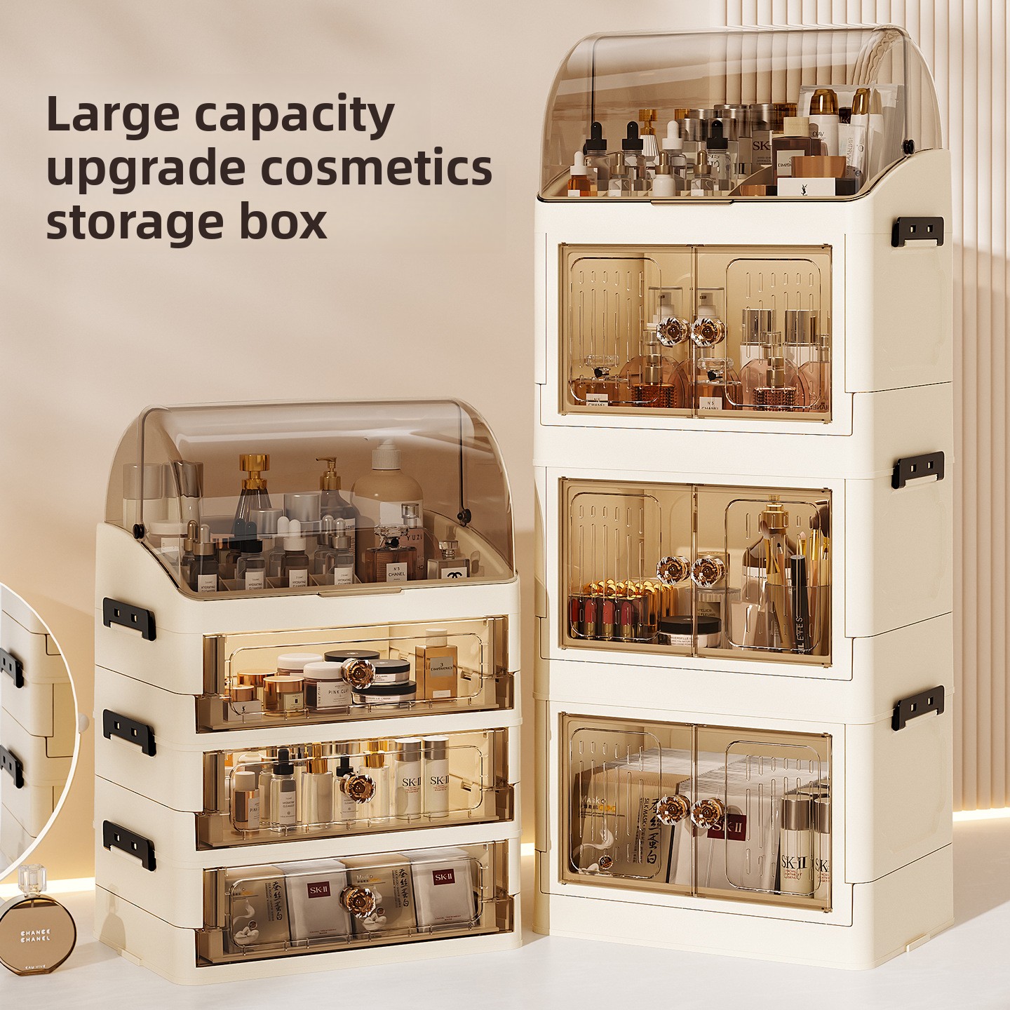 Luxury covered cosmetics stora - Luxury Skincare Containers recensie en prijs