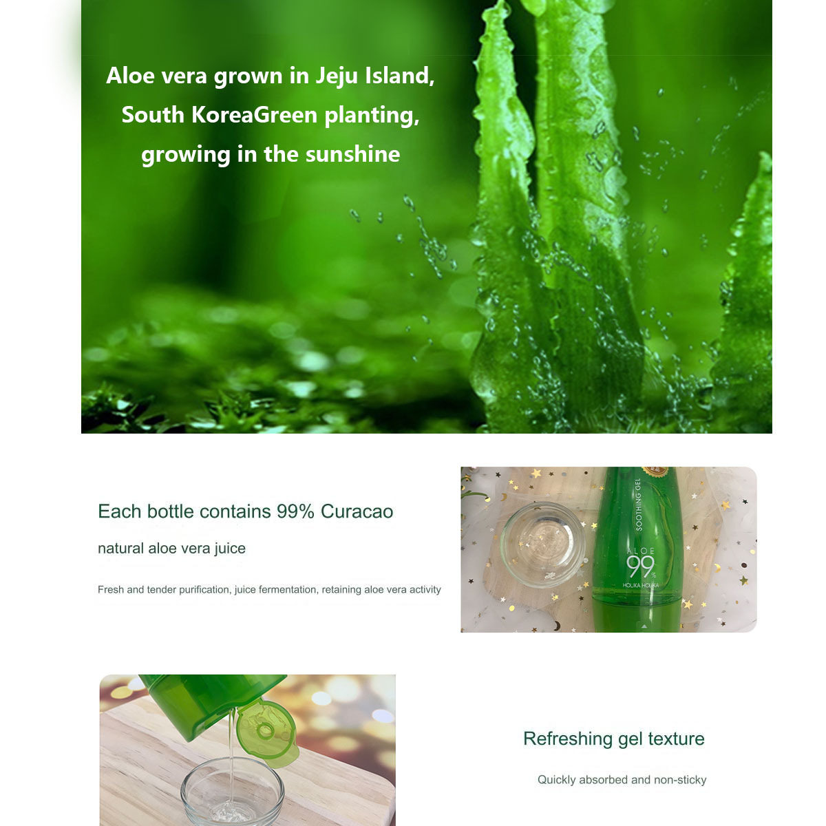HOLIKA HOLIKA Aloe Soothing Ge - Luxury Skincare Korea recensie en prijs