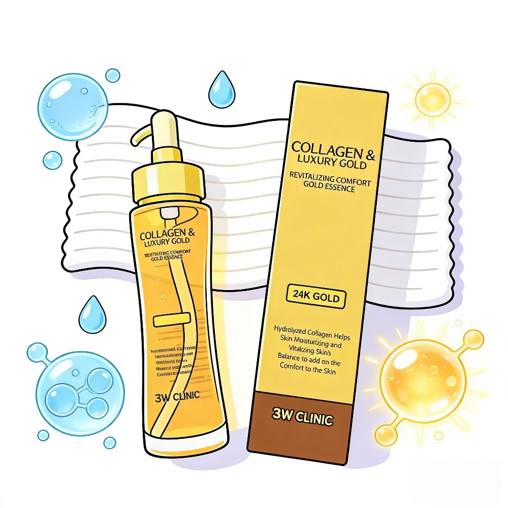 3WCLINIC Collagen & Luxury Gol - Luxury Skincare Serum recensie en prijs